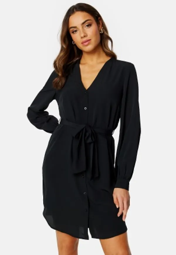 BUBBLEROOM Fenne Shirt Dress Black 46