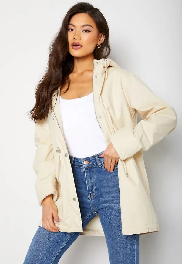 BUBBLEROOM Frannie Teddy-Lined Jacket Light beige 46