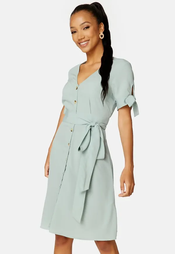 BUBBLEROOM Fredrika dress Dusty green 42