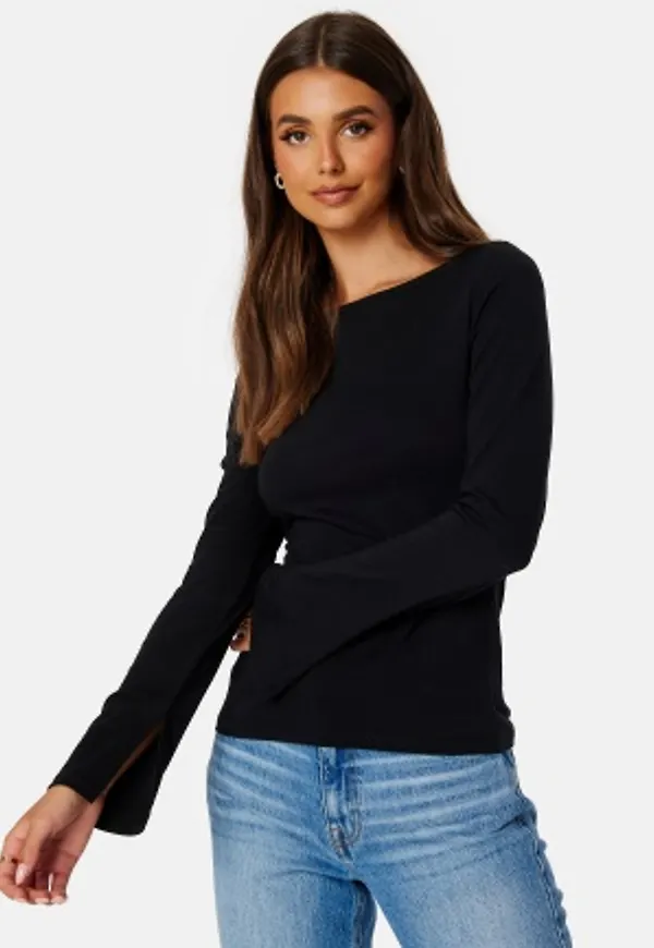 BUBBLEROOM Freja Boatneck Top Black XS