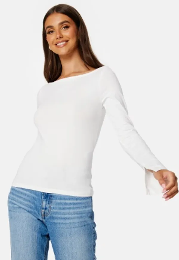 BUBBLEROOM Freja Boatneck Top White XS