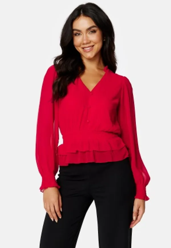 BUBBLEROOM Genevra blouse Red 46