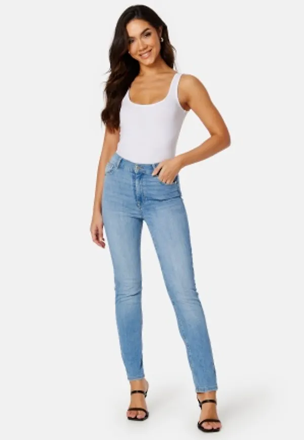 BUBBLEROOM Giselle stretch jeans Light denim 46