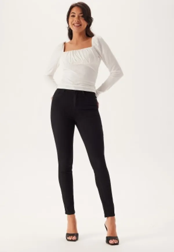BUBBLEROOM High Ankle Superstretch Jeans Black 34