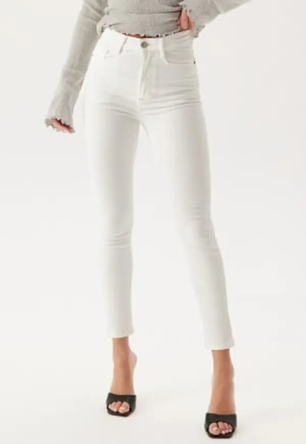 BUBBLEROOM High Ankle Superstretch Jeans White 34