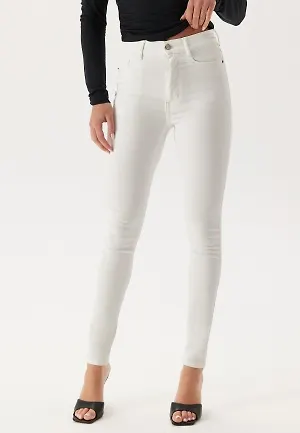 BUBBLEROOM High Full length Superstretch Jeans White 34