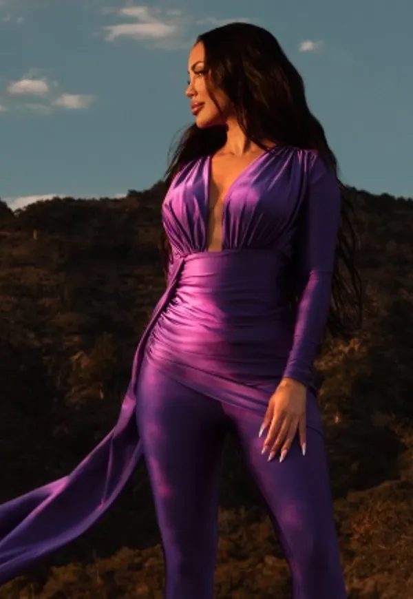 BUBBLEROOM High thigh Dress Purple 2XL