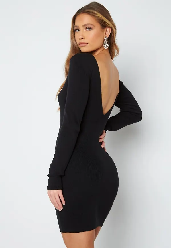 BUBBLEROOM Hunter knitted dress Black S