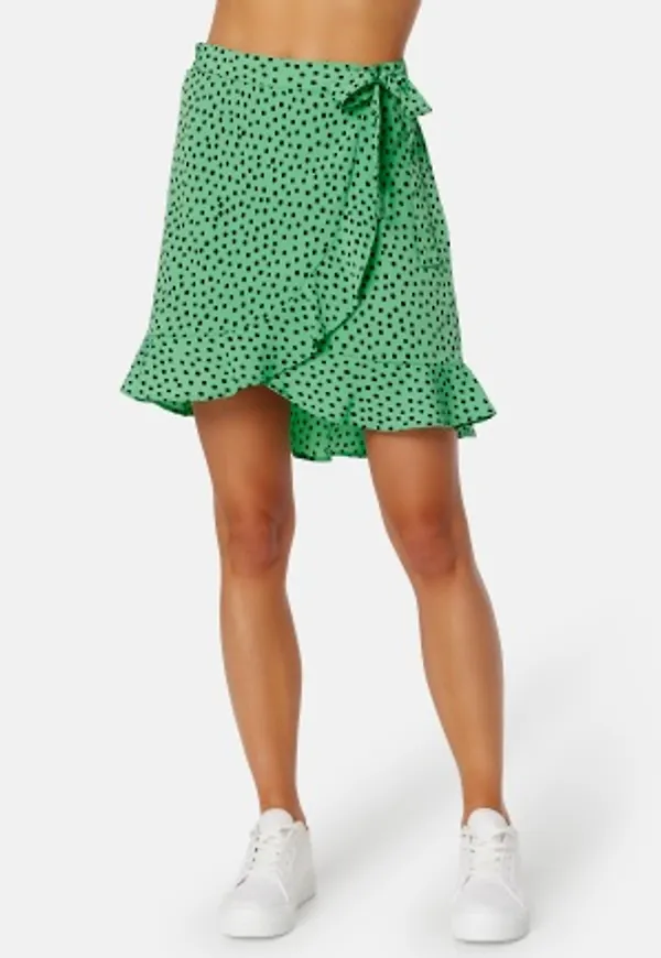 BUBBLEROOM Ida skirt Green / Patterned 36