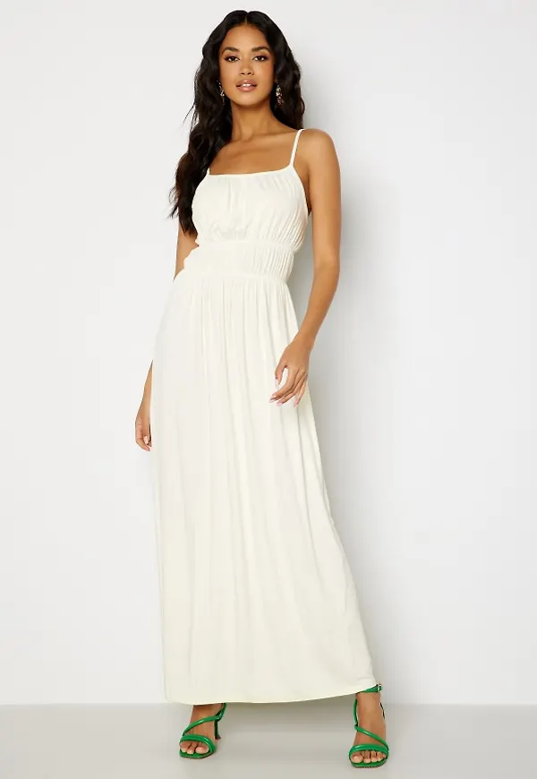 BUBBLEROOM Jabrielle maxi dress Offwhite XL