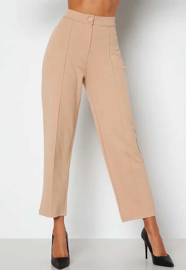 BUBBLEROOM Joanna soft suit pants Beige L