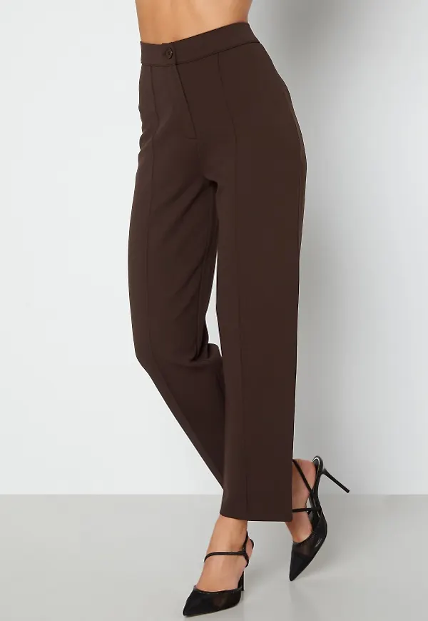 BUBBLEROOM Joanna soft suit pants Brown L