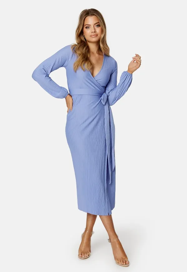 BUBBLEROOM Jolie wrap dress Purple S