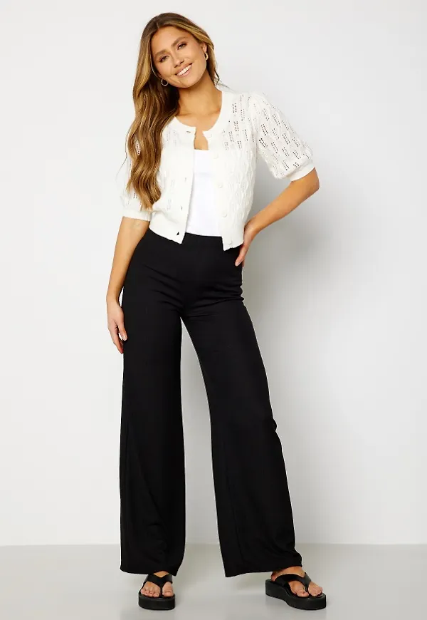 BUBBLEROOM Katie structured trousers Black L