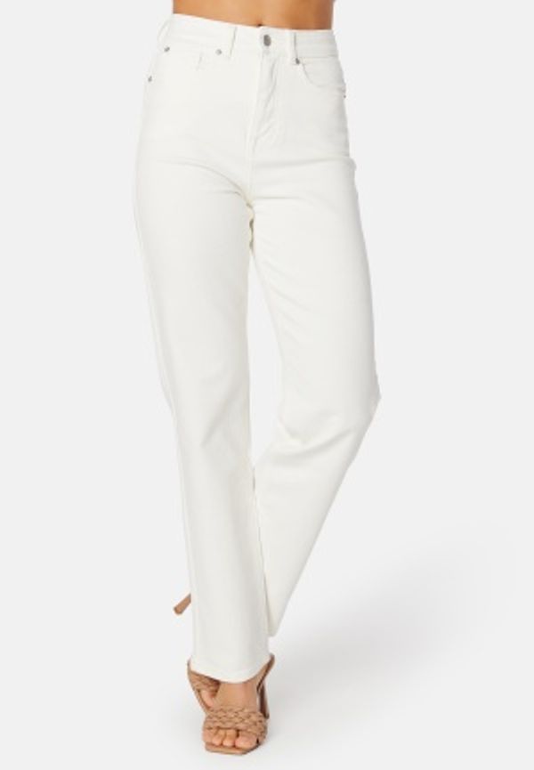 BUBBLEROOM Kendra Straight Jeans Offwhite 46