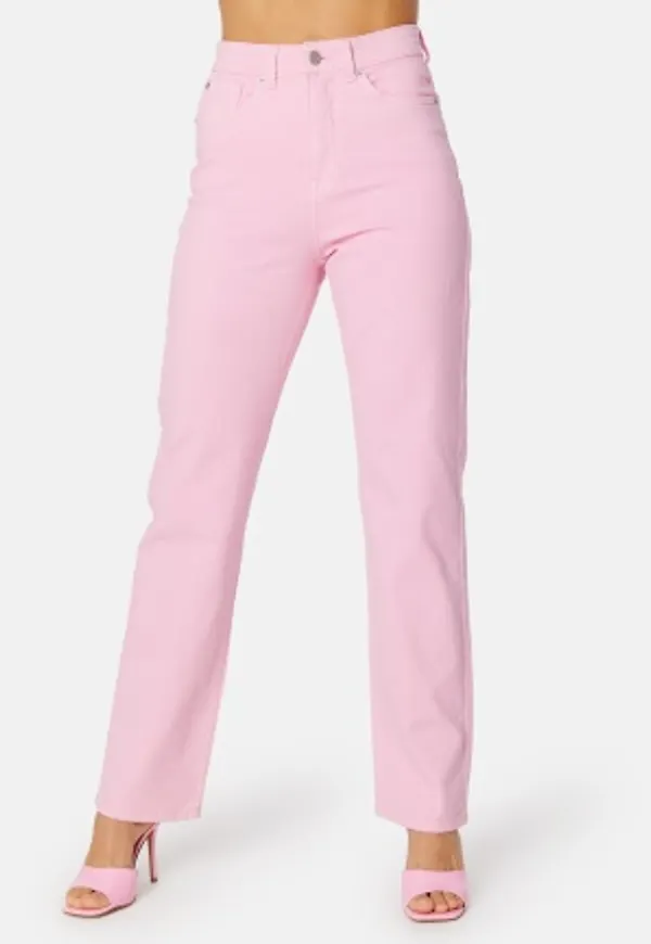 BUBBLEROOM Kendra Straight Jeans Pink 36