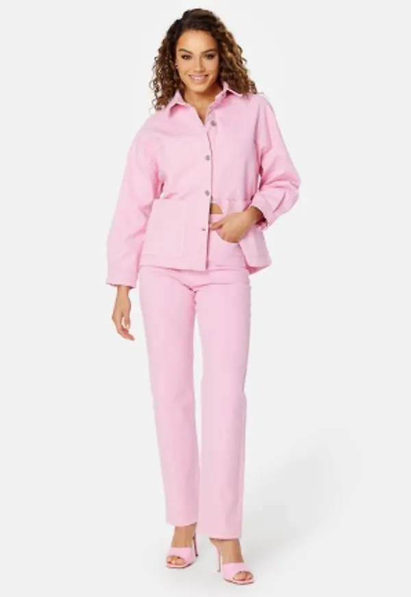 BUBBLEROOM Keri Overshirt Pink S
