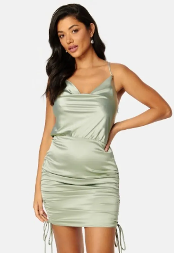 BUBBLEROOM Kimberly Strap Dress Dusty green 40S