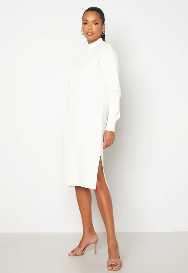 BUBBLEROOM Kirsten knitted dress Cream S