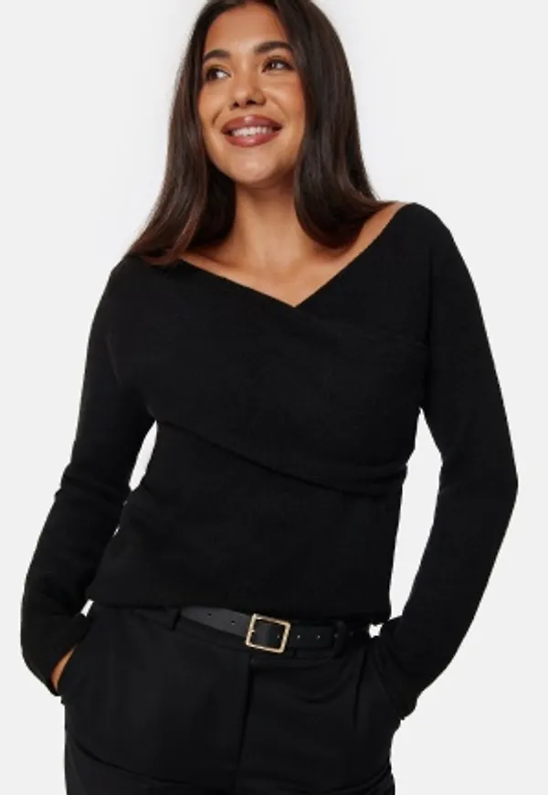 BUBBLEROOM Knitted Sweater Black XL