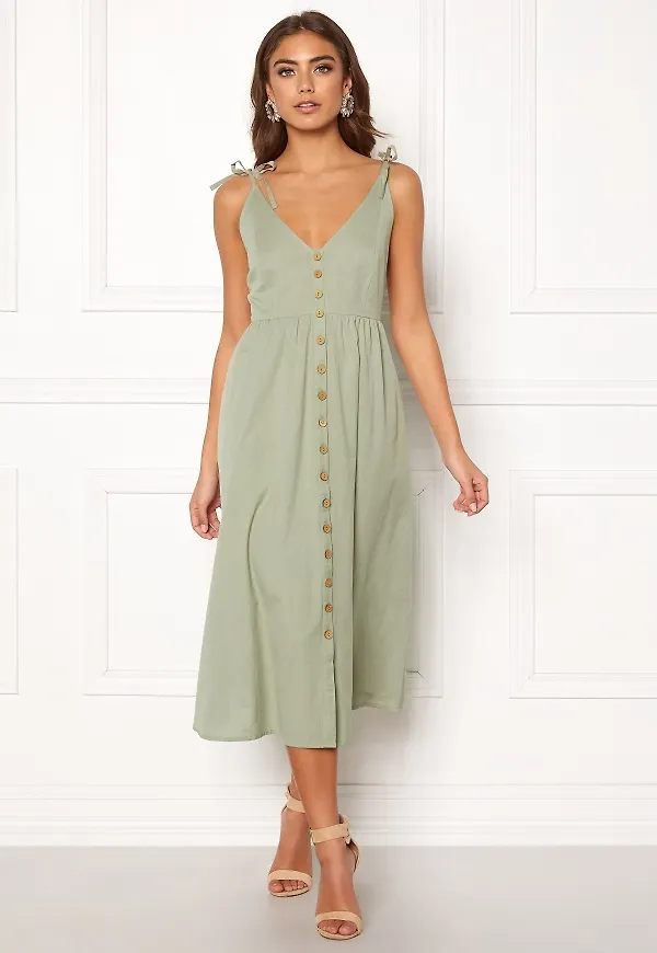 BUBBLEROOM Lacie dress Olive green 36