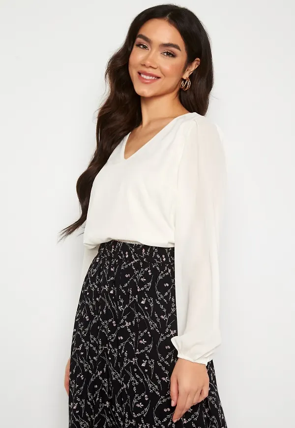 BUBBLEROOM Lexine blouse Offwhite 40