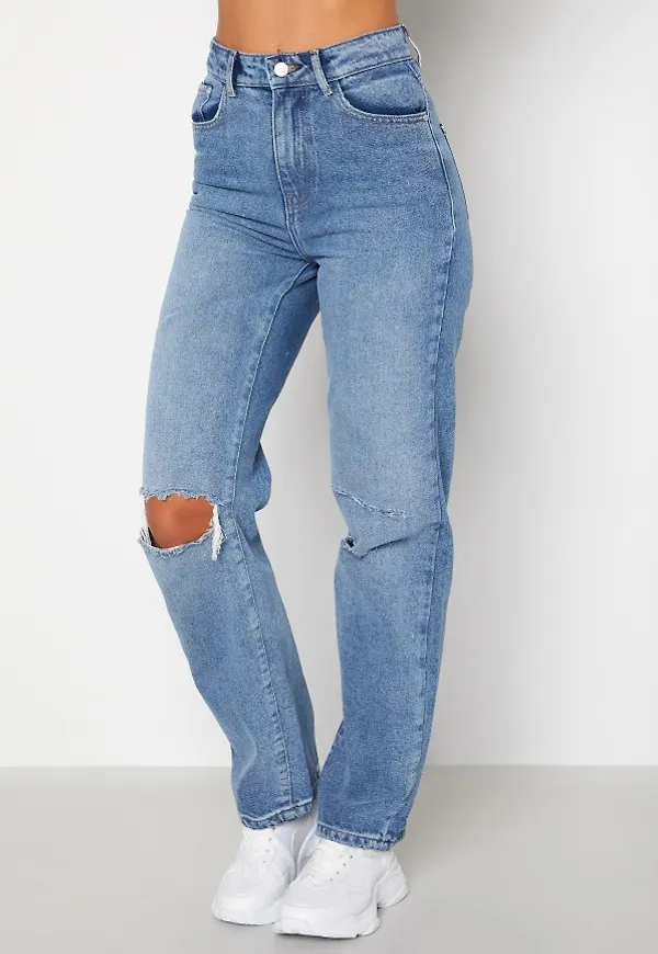 BUBBLEROOM Lori straight leg jeans Light denim 36