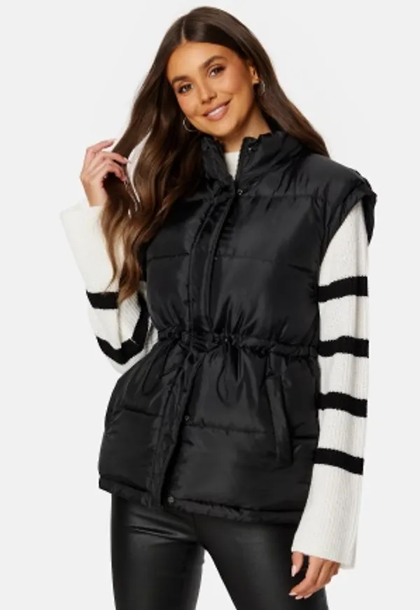 BUBBLEROOM Lou Padded Vest Black 4XL