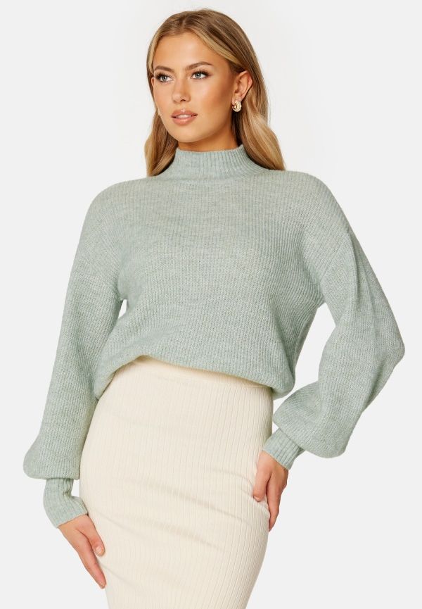 BUBBLEROOM Madina knitted sweater Light mint M