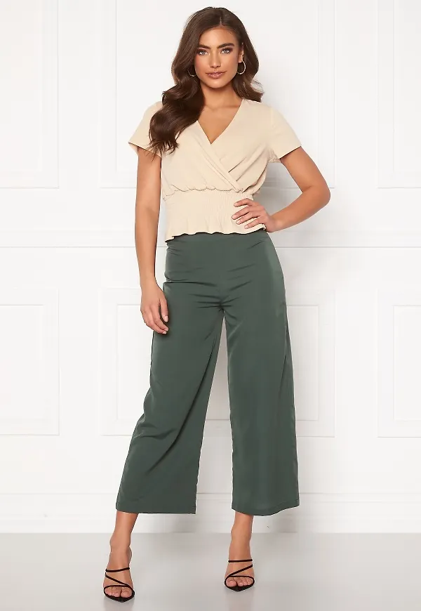 BUBBLEROOM Maja culotte trousers Green 42