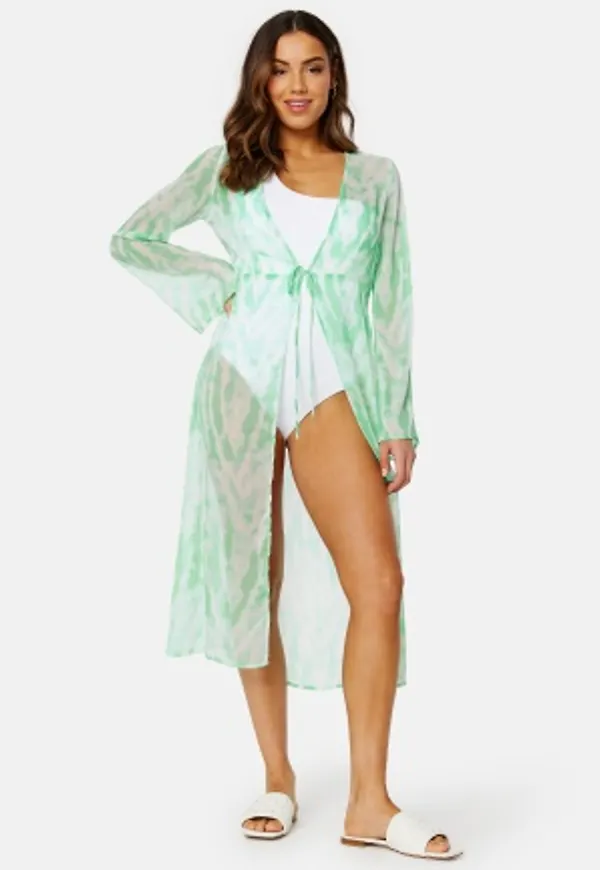 BUBBLEROOM Marcelle kaftan Green / Patterned XS