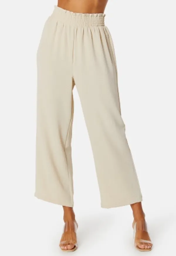 BUBBLEROOM Matilde Trousers Light beige XL