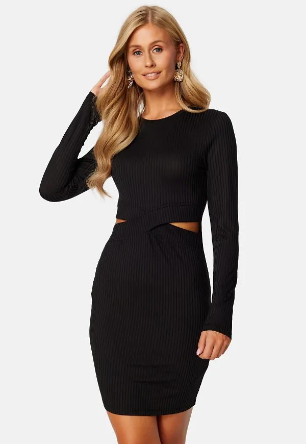 BUBBLEROOM Mave cut out dress Black M