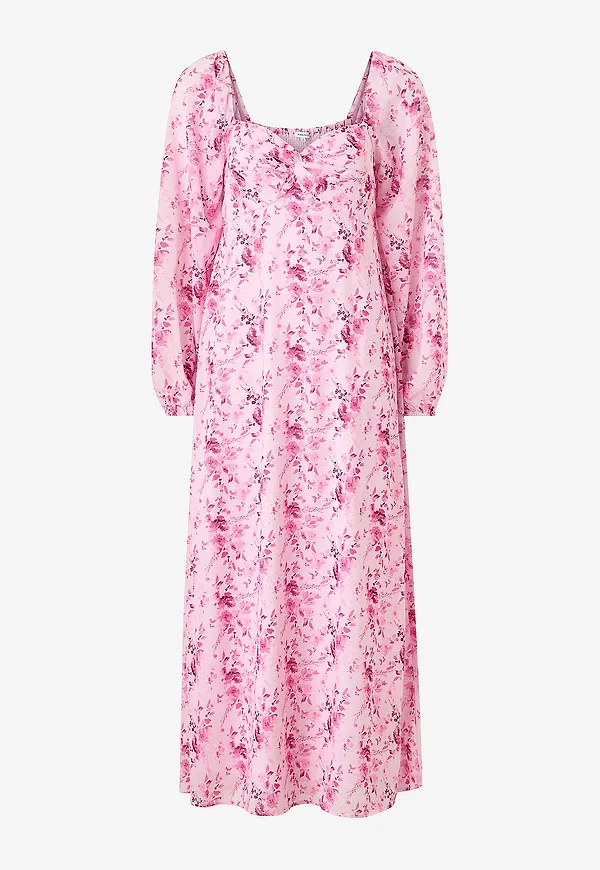 Bubbleroom - Maxiklänning Twist Detail Maxi Dress - Rosa