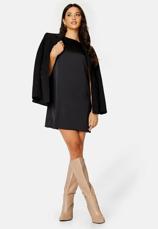 BUBBLEROOM May satin dress Black 36