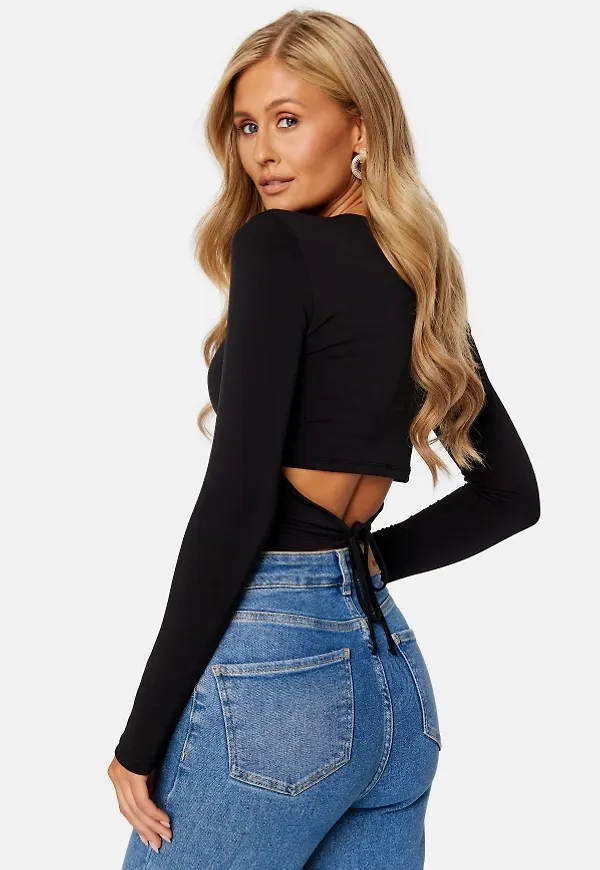 BUBBLEROOM Mika open back top Black M