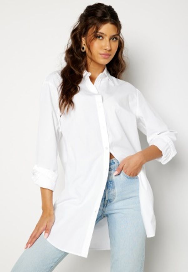 BUBBLEROOM Minou oversized long shirt White 46