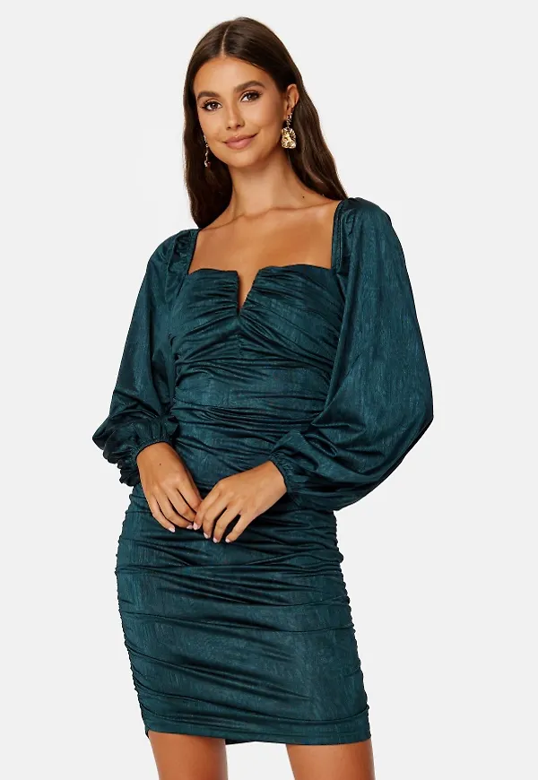 BUBBLEROOM Misina Dress Dark green S