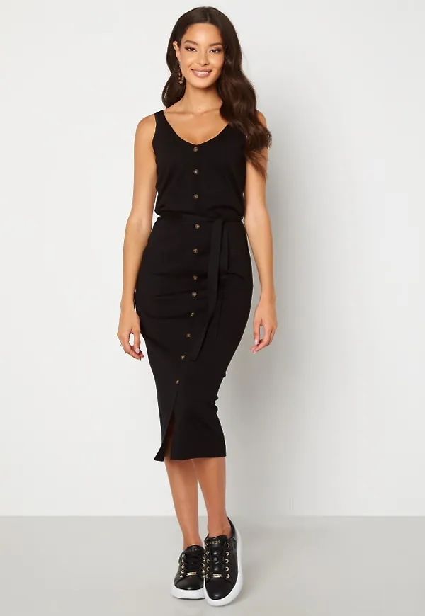 BUBBLEROOM Miva knitted dress Black M