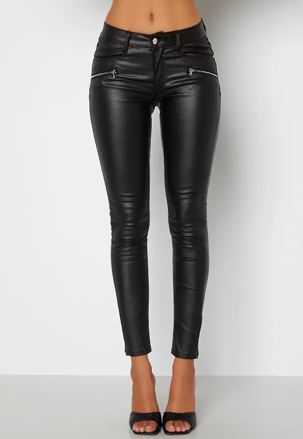 BUBBLEROOM Moa coated jeans Black 38
