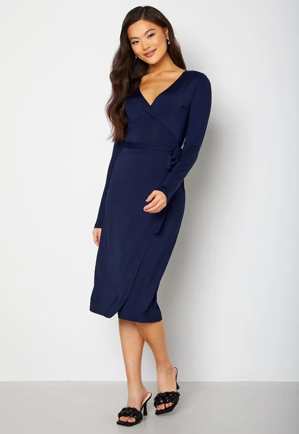 BUBBLEROOM Naomi midi dress Navy M