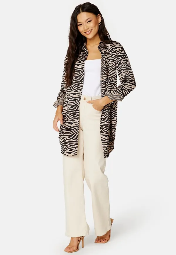 BUBBLEROOM Nicole long shirt Zebra 40