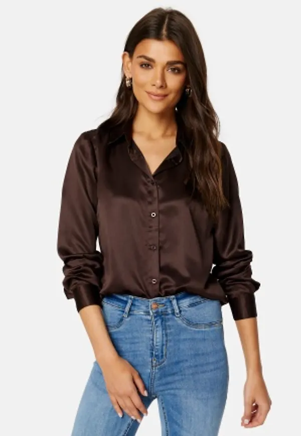 BUBBLEROOM Nicole shirt Brown 52