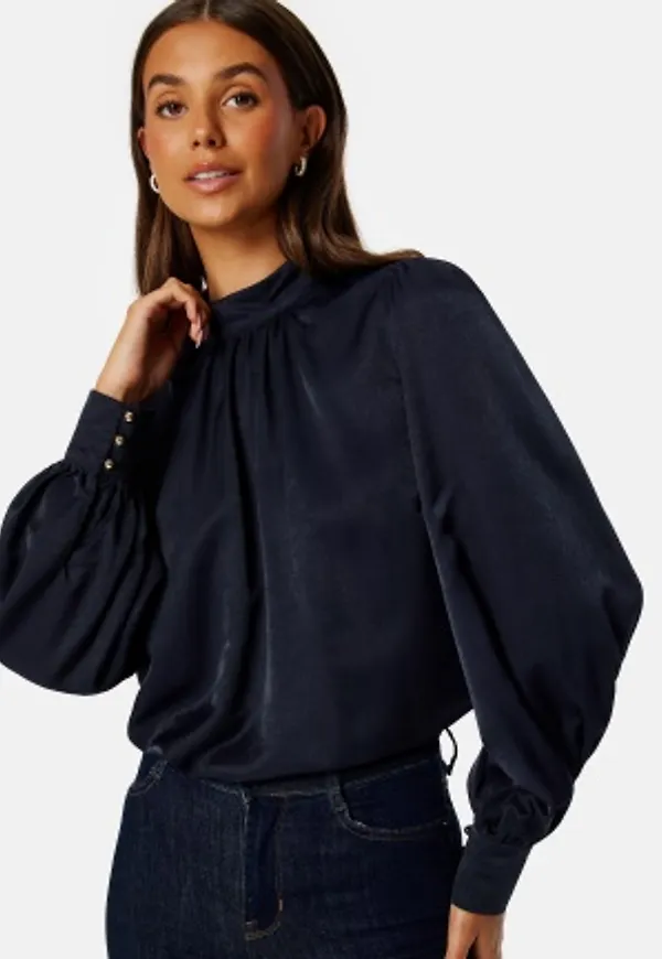 BUBBLEROOM Noemie Blouse Dark blue XL