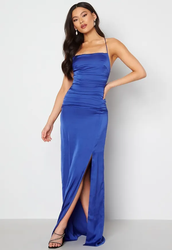 Bubbleroom Occasion Alda Strap Gown Blue 40