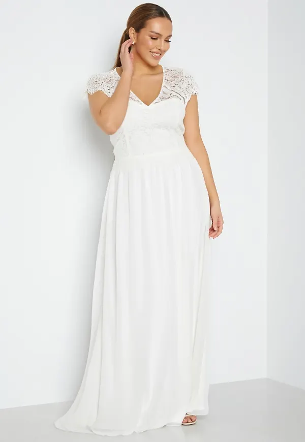 Bubbleroom Occasion Amante Lace Gown White 36