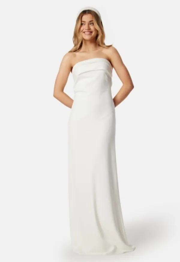 Bubbleroom Occasion Bandeau wedding Gown White 40