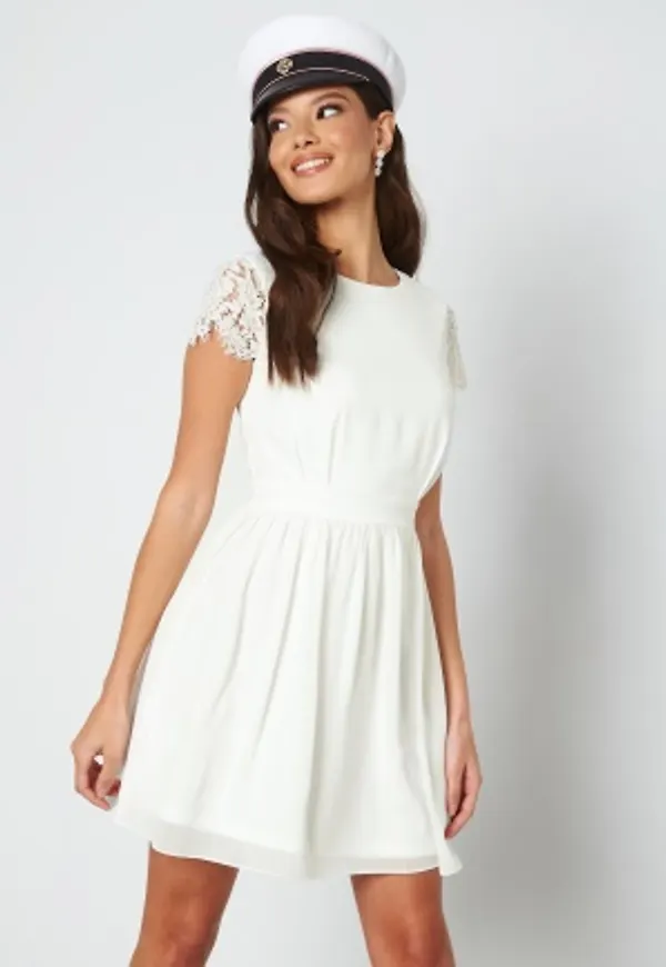 Bubbleroom Occasion Camellia Lace Dress White 46