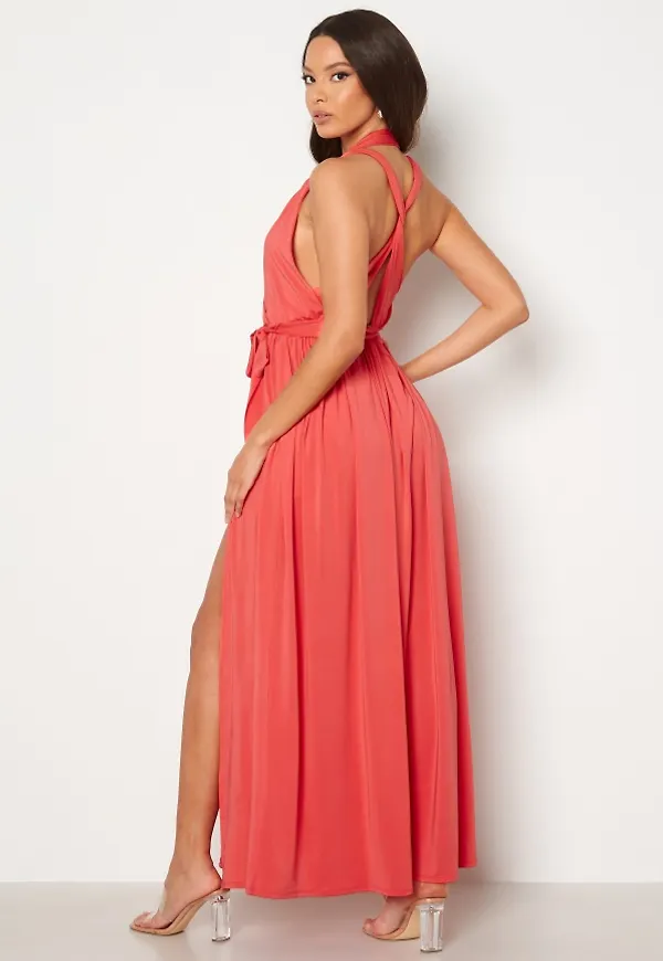 Bubbleroom Occasion Dyanisa Gown Coral S