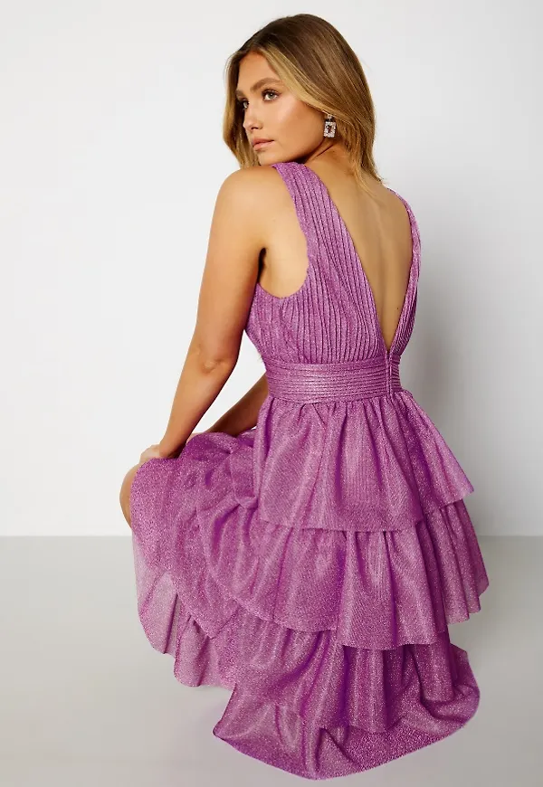 Bubbleroom Occasion Etunia Sparkling Dress Lilac 42